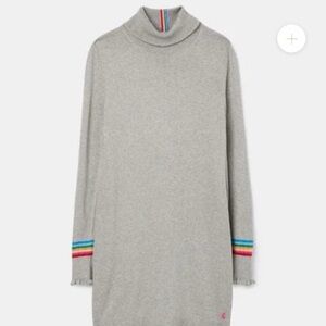 Joules Laurie Roll Neck Knitted Dress - size 6